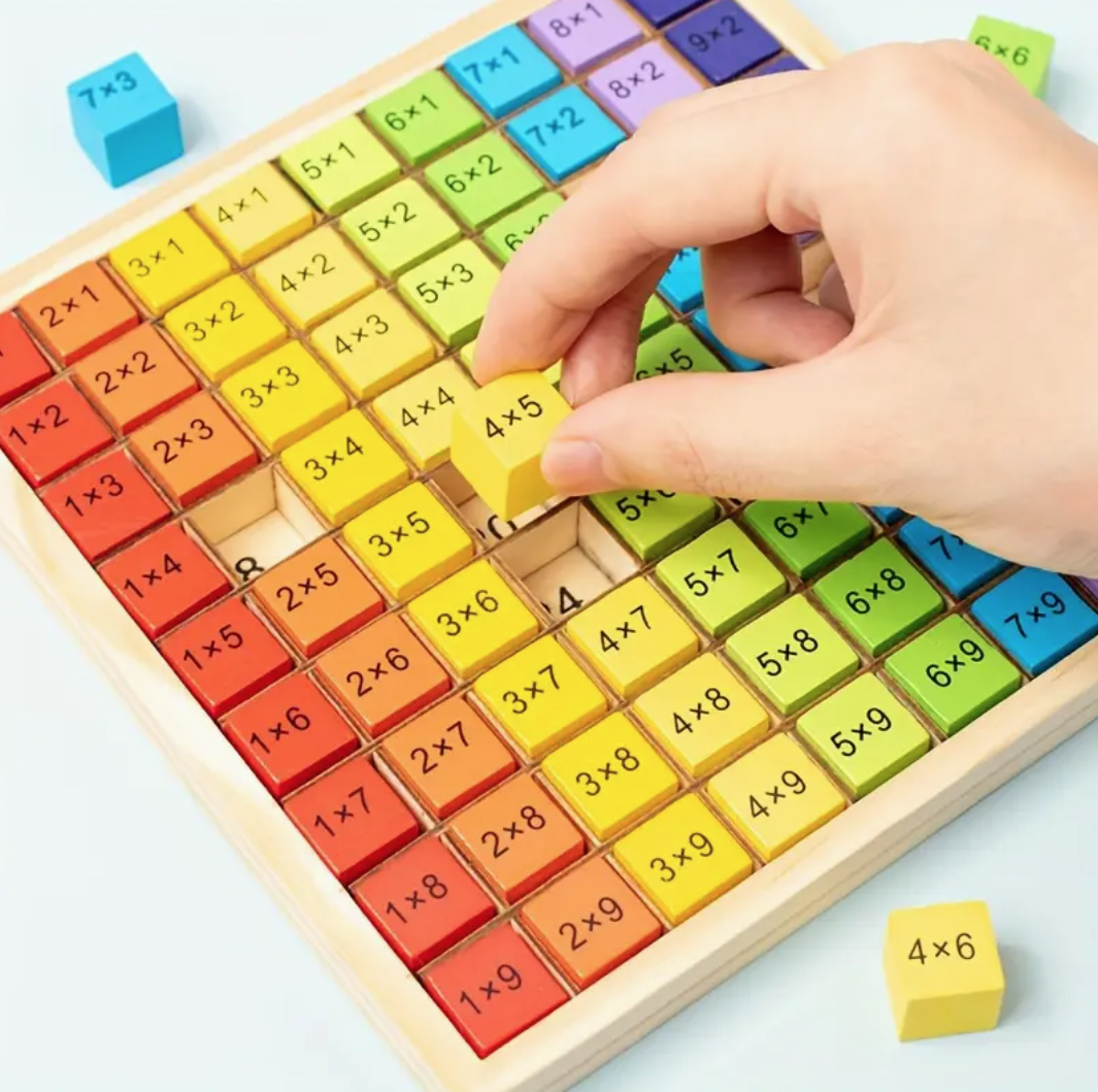 Wooden Math Board 1-100 Numbers