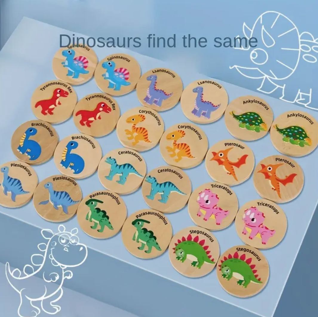 Find The Same - Dinosaur Memory Match Game