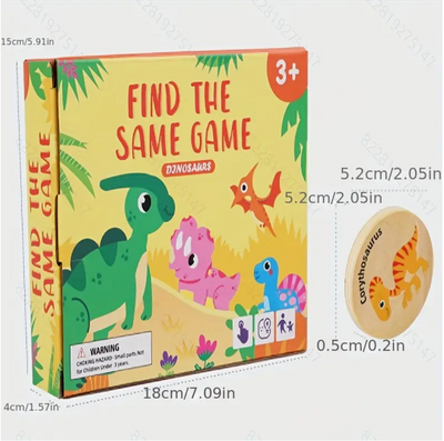 Find The Same - Dinosaur Memory Match Game