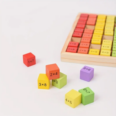 Wooden Math Board 1-100 Numbers