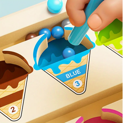 Magnetic Ice Cream Maze Puzzle Toy